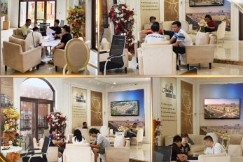 Chuỗi hoạt động Cafe sáng cùng Him Lam Thường Tín đang tưng bừng diễn ra tại văn phòng bán hàng dự án, thu hút đông đảo khách hàng và chuyên viên tư vấn vào các ngày cuối tuần.